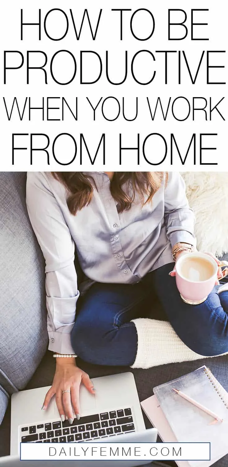 The ability to work from home is something that so many of us aspire to, but staying productive can be a challenge. Here's some tips to make it work for you.