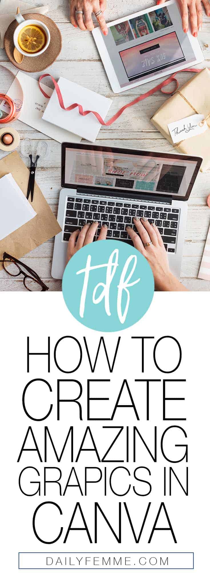The visual representation of your business and blog is a big deal, it needs to be appealing. Here's a tutorial on how to create amazing graphics using Canva. You can use these graphics for pinnable images, Pinterest Marketing, Facebook Marketing, Instagram Posts or any type of social media marketing. 