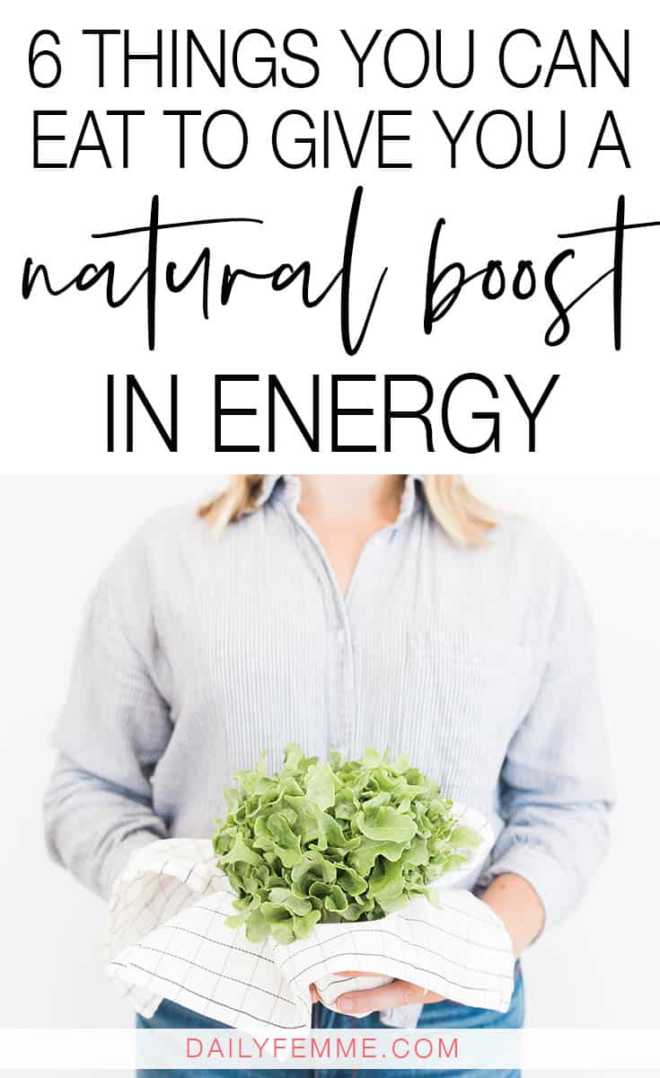 Before you reach for the coffee and donuts, try these foods to give you a natural boost in energy when the afternoon slump kicks in. Add to your diet too!