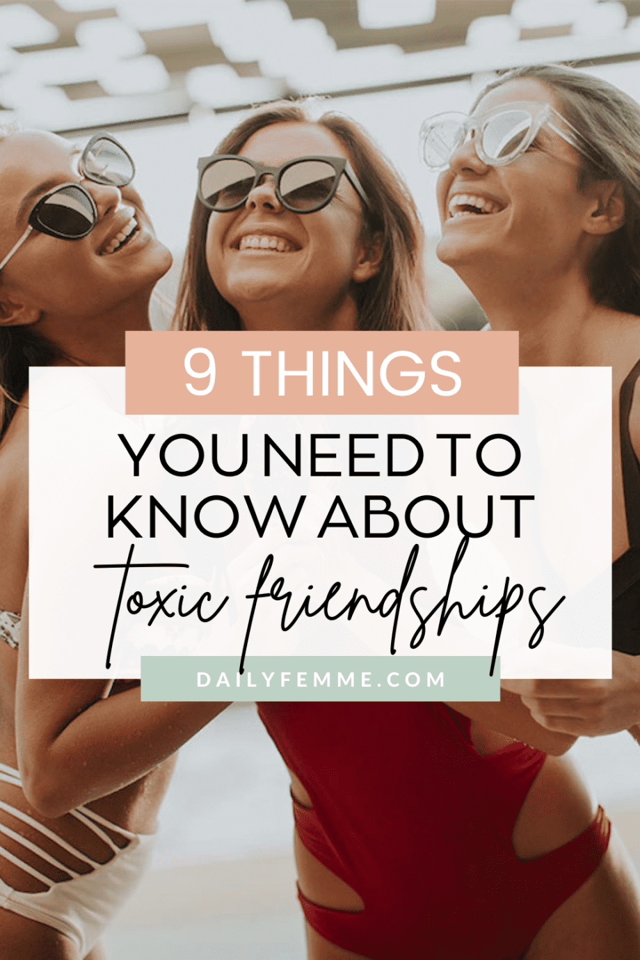 Learn what to do when you're in a toxic friendship, how to figure out if your friendships are toxic, and the signs that show if you're stuck in one