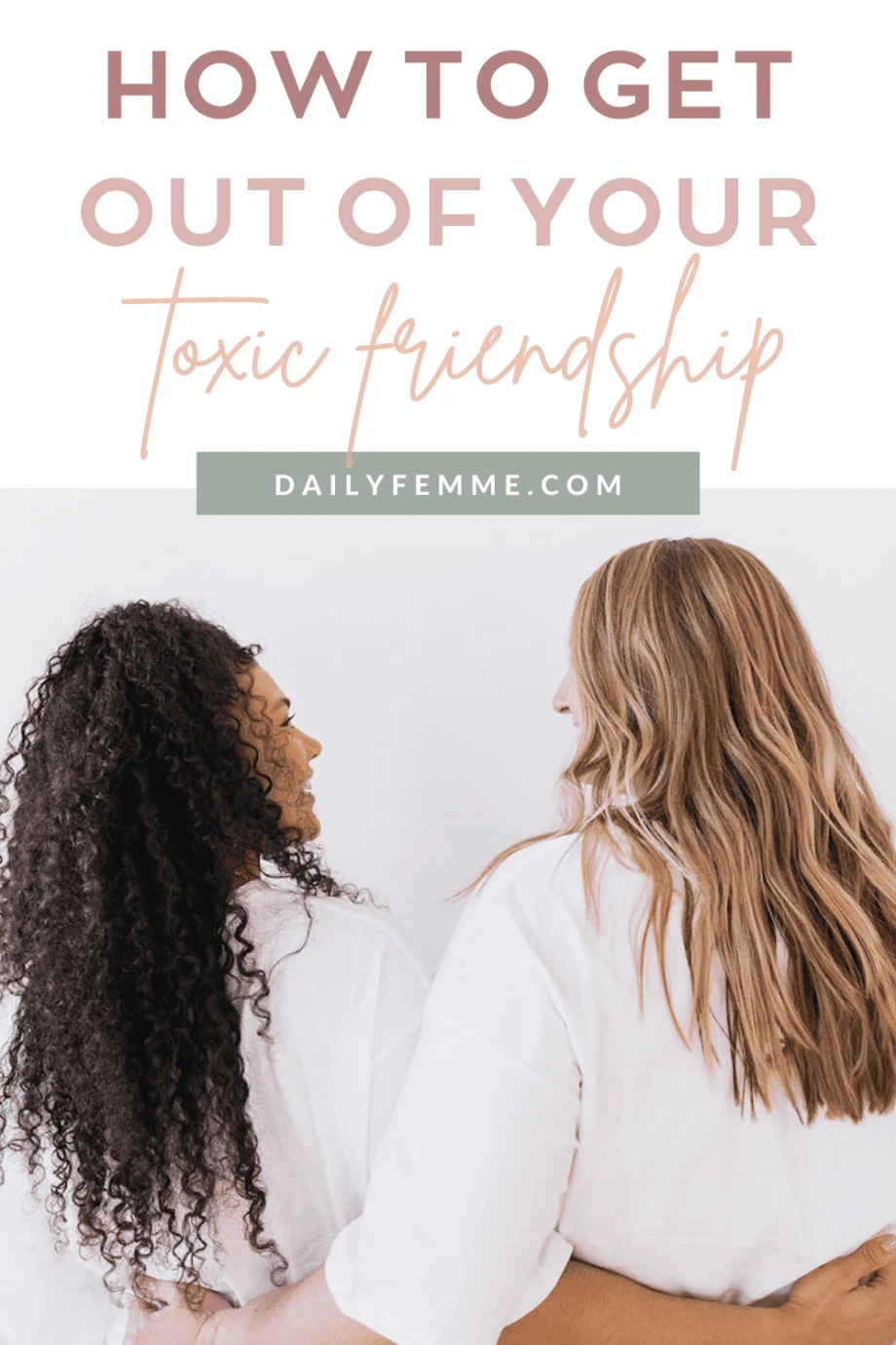 Learn what to do when you're in a toxic friendship, how to figure out if your friendships are toxic, and the signs that show if you're stuck in one