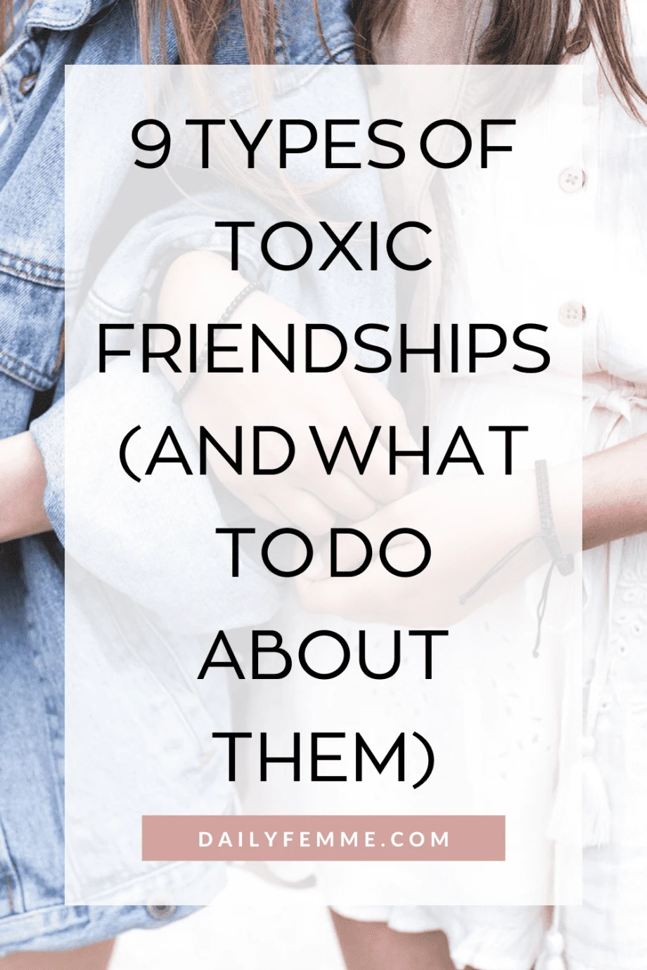 Learn what to do when you're in a toxic friendship, how to figure out if your friendships are toxic, and the signs that show if you're stuck in one