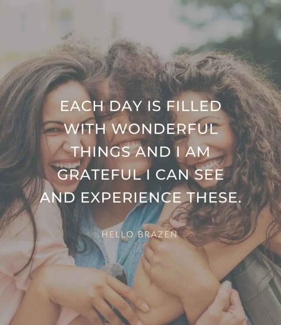 One way to include gratitude in your day is by saying positive affirmations. These are brief, simple statements that declare something about yourself or your situation in a positive light. Here are 60 powerful gratitude affirmations for a positive outlook.