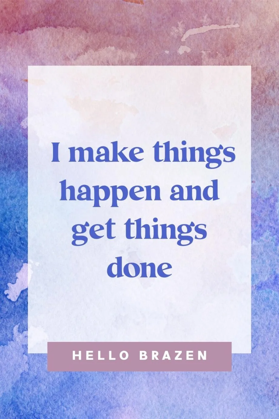 Use these productivity affirmations to stop procrastination and get things done! Repeat them each morning, get into a positive mindset and go!
