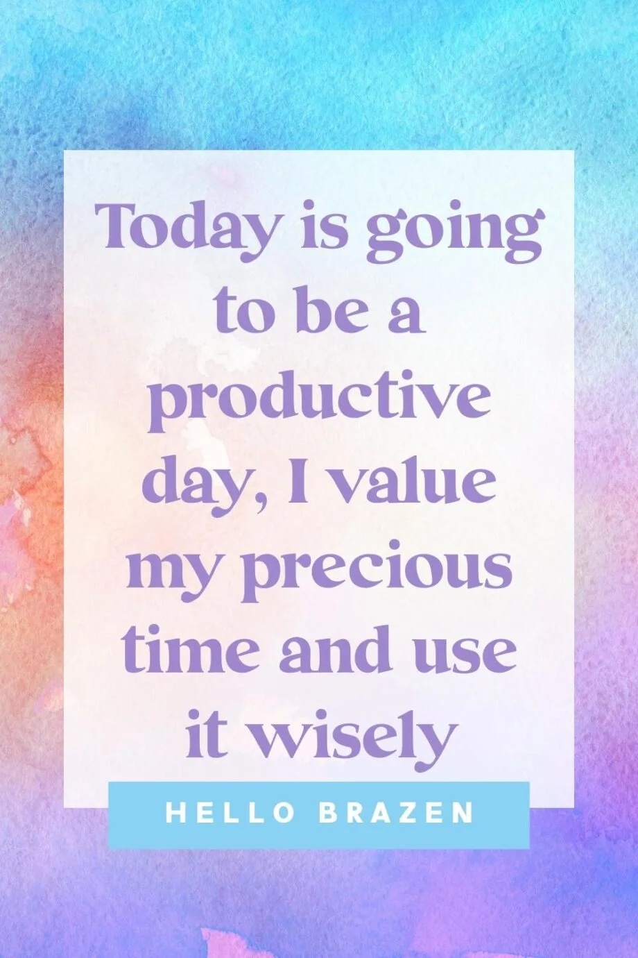 Use these productivity affirmations to stop procrastination and get things done! Repeat them each morning, get into a positive mindset and go!