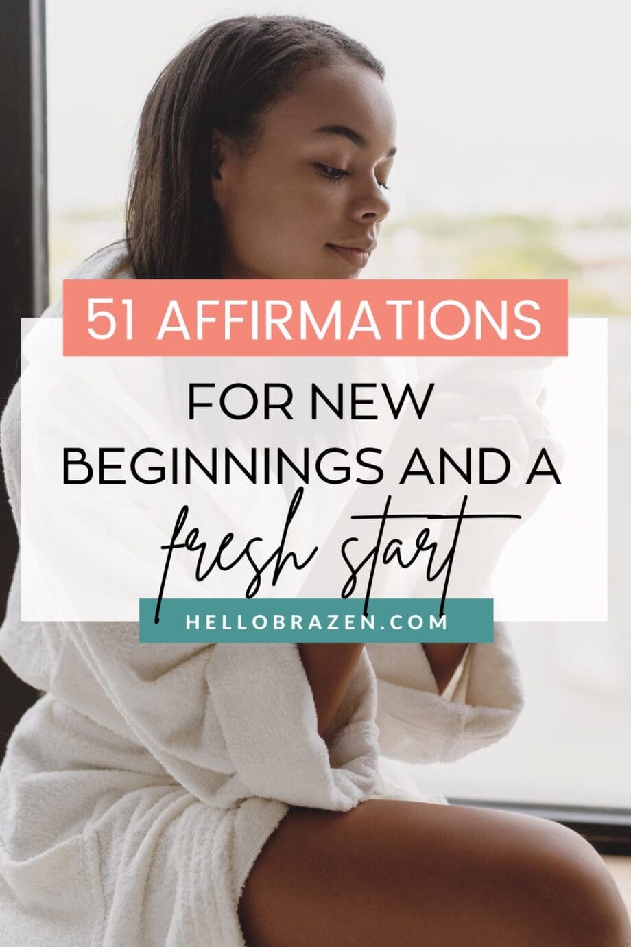 By using positive affirmations, you can help create a positive mindset and increase your self-esteem, which both go a long way to dealing with transitions and new beginnings. Here are 51 affirmations for new beginnings and a fresh start.