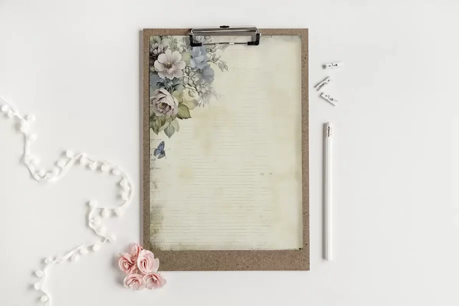 The Shabby Chic Junk Journal Collection. Beautiful junk journal pages crafted with shabby chic styled florals. Free For Personal and Commercial Use