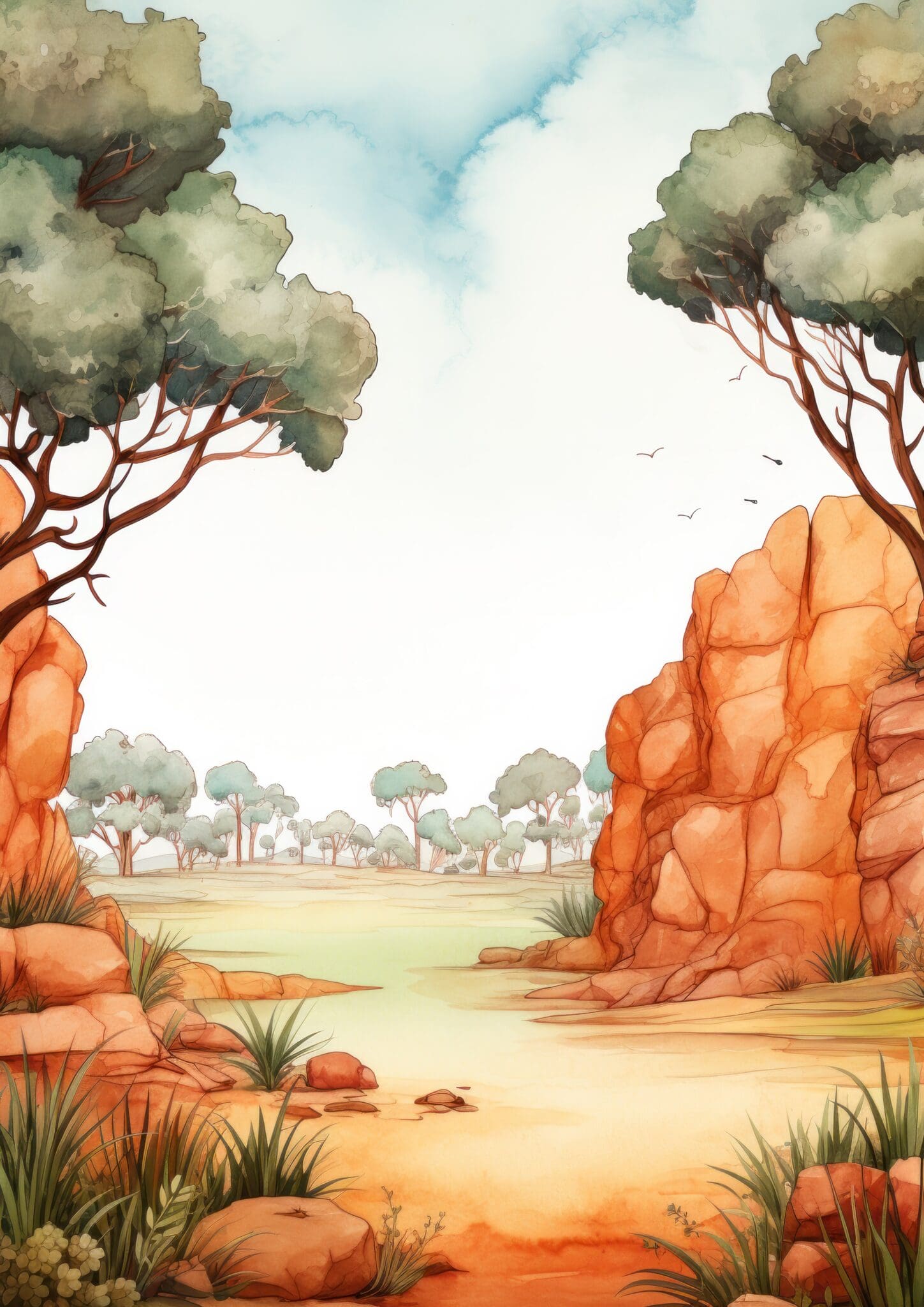 Enchanting Australian Landscape Series - Digital Backgrounds - Hello Brazen