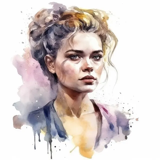 The Beautiful Strong Women Watercolor Collection - a set of 59 watercolor illustrations, inspired by beautiful women from all walks of life. Colorful images to use for your crafting or creative projects. Free For Personal and Commercial Use