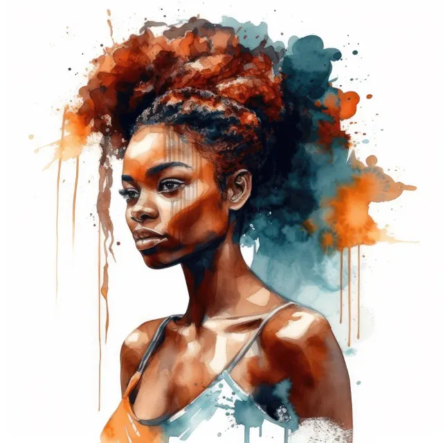 The Beautiful Strong Women Watercolor Collection - a set of 59 watercolor illustrations, inspired by beautiful women from all walks of life. Colorful images to use for your crafting or creative projects. Free For Personal and Commercial Use