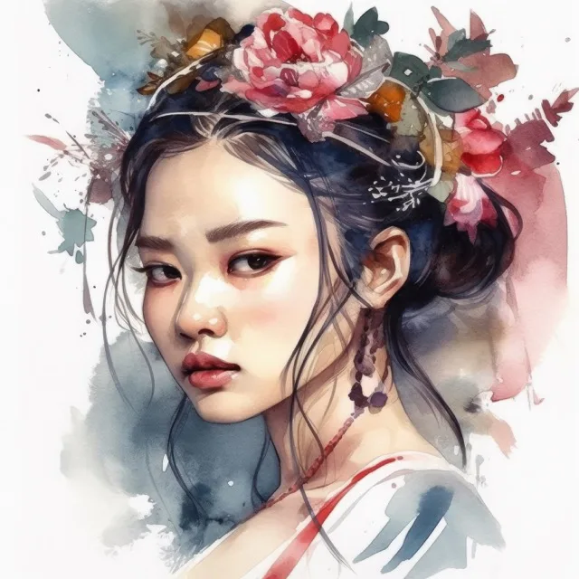 The Beautiful Strong Women Watercolor Collection - a set of 59 watercolor illustrations, inspired by beautiful women from all walks of life. Colorful images to use for your crafting or creative projects. Free For Personal and Commercial Use