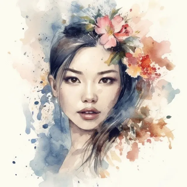 The Beautiful Strong Women Watercolor Collection - a set of 59 watercolor illustrations, inspired by beautiful women from all walks of life. Colorful images to use for your crafting or creative projects. Free For Personal and Commercial Use