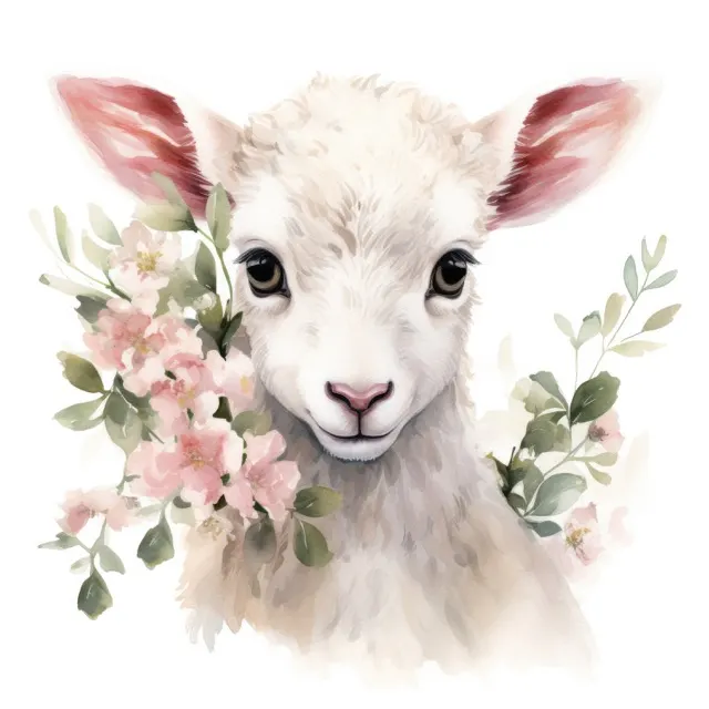 The Spring Lamb Collection - beautiful watercolor illustration of a cute baby lamb surrounded by spring flowers. Free For Personal and Commercial UseThe Siren Song Collection - Beautiful digital painting of women in the ocean. Free For Personal and Commercial Use