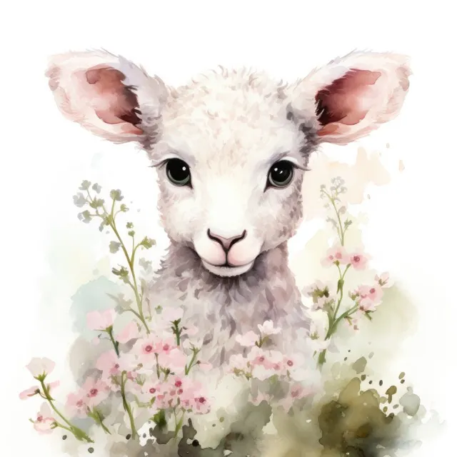 The Spring Lamb Collection - beautiful watercolor illustration of a cute baby lamb surrounded by spring flowers. Free For Personal and Commercial UseThe Siren Song Collection - Beautiful digital painting of women in the ocean. Free For Personal and Commercial Use