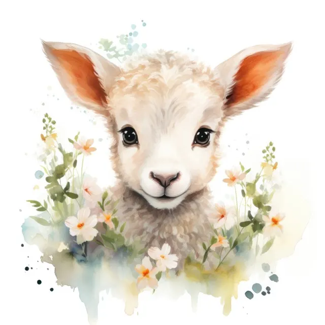 The Spring Lamb Collection - beautiful watercolor illustration of a cute baby lamb surrounded by spring flowers. Free For Personal and Commercial UseThe Siren Song Collection - Beautiful digital painting of women in the ocean. Free For Personal and Commercial Use