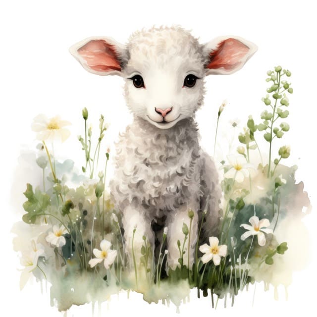 The Spring Lamb Collection - beautiful watercolor illustration of a cute baby lamb surrounded by spring flowers. Free For Personal and Commercial UseThe Siren Song Collection - Beautiful digital painting of women in the ocean. Free For Personal and Commercial Use
