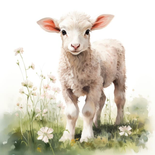 The Spring Lamb Collection - beautiful watercolor illustration of a cute baby lamb surrounded by spring flowers. Free For Personal and Commercial UseThe Siren Song Collection - Beautiful digital painting of women in the ocean. Free For Personal and Commercial Use