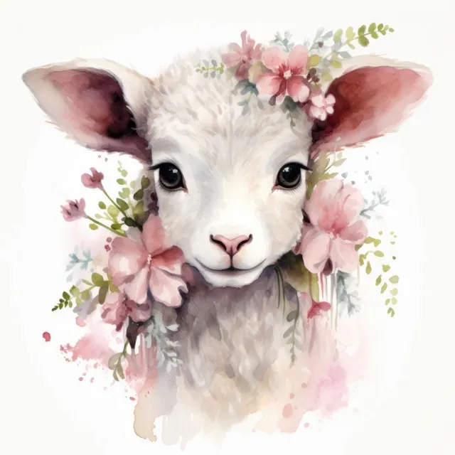 The Spring Lamb Collection - beautiful watercolor illustration of a cute baby lamb surrounded by spring flowers. Free For Personal and Commercial UseThe Siren Song Collection - Beautiful digital painting of women in the ocean. Free For Personal and Commercial Use