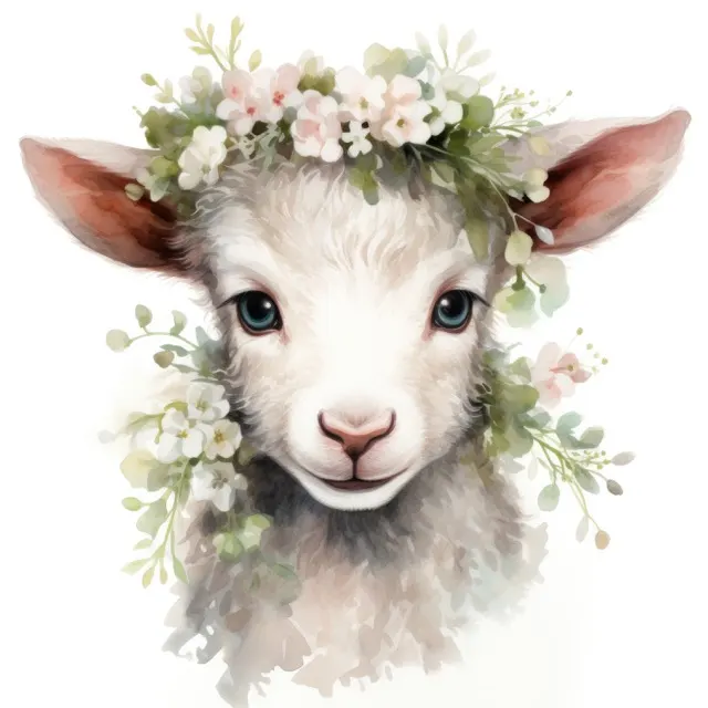 The Spring Lamb Collection - beautiful watercolor illustration of a cute baby lamb surrounded by spring flowers. Free For Personal and Commercial UseThe Siren Song Collection - Beautiful digital painting of women in the ocean. Free For Personal and Commercial Use