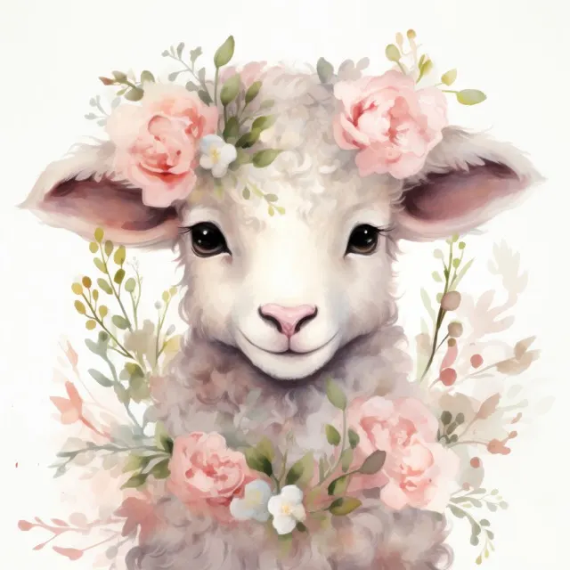 The Spring Lamb Collection - beautiful watercolor illustration of a cute baby lamb surrounded by spring flowers. Free For Personal and Commercial UseThe Siren Song Collection - Beautiful digital painting of women in the ocean. Free For Personal and Commercial Use