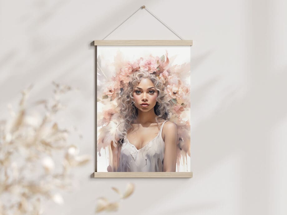 The Divine Angels Collection is a collection of beautiful images, featuring watercolor illustrations of divine angels. Free For Personal and Commercial Use