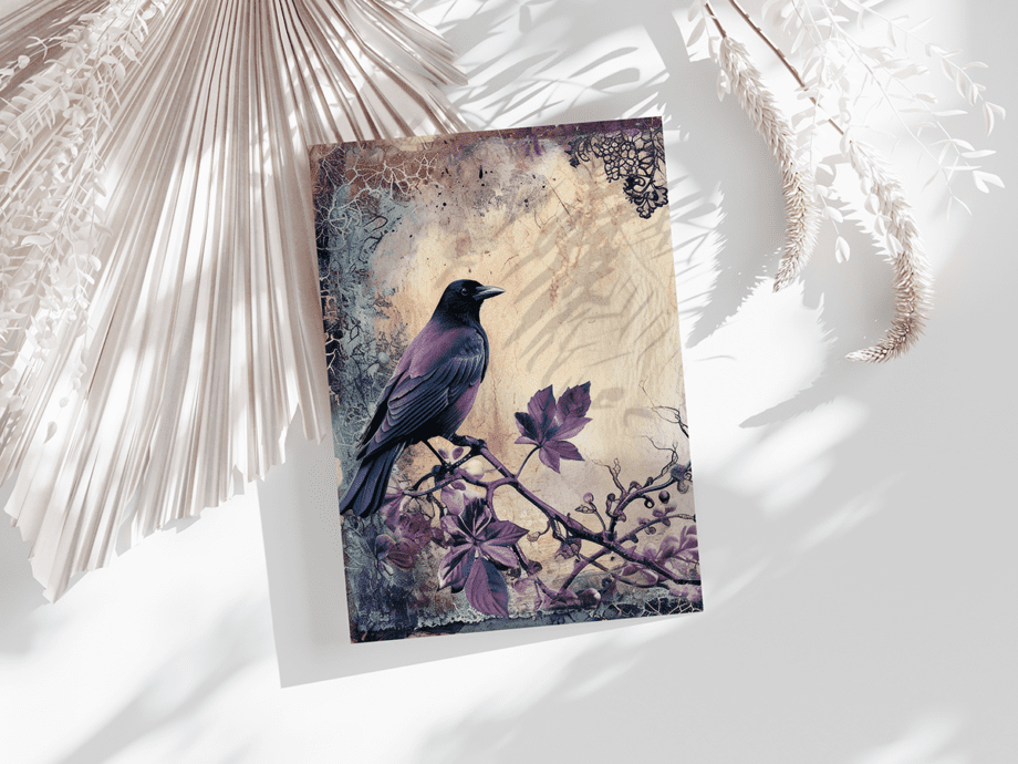 Dive into a world of spellbinding creativity with our 'Witches and Ravens Junk Journal Collection'. Offering 39 high-quality images for free, this set is your ticket to infuse personal or commercial projects with the nostalgic allure of witchcraft and the timeless mystique of ravens.