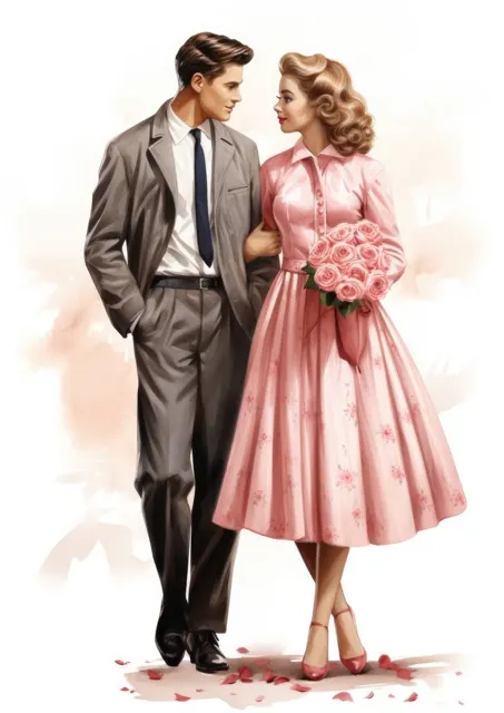 The Vintage Valentine's Couples Collection is a collection of beautiful images that take a step back in time to a romantic moment of yesteryear. Beautiful couples, in love, with a vintage touch. Free For Personal and Commercial Use