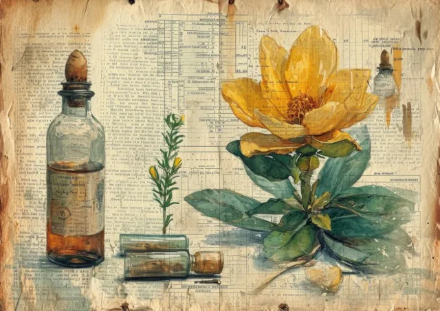 The vintage inspired Apothecary Junk Journal Collection is a collection of beautiful junk journal pages showcasing vintage herbs, tinctures, and healing concoctions. Free For Personal and Commercial Use