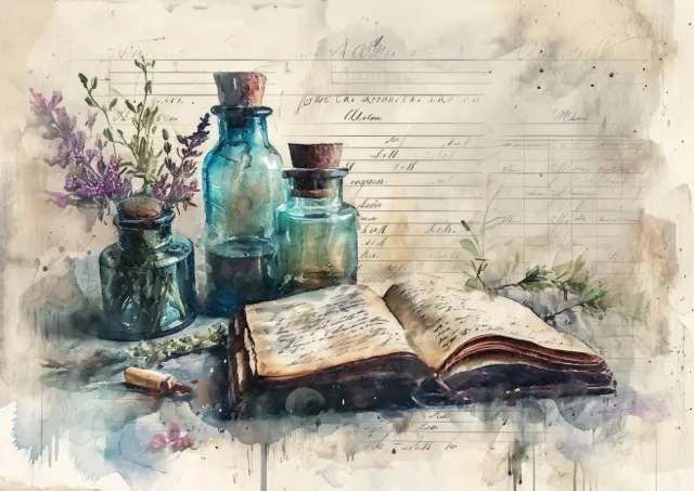 The vintage inspired Apothecary Junk Journal Collection is a collection of beautiful junk journal pages showcasing vintage herbs, tinctures, and healing concoctions. Free For Personal and Commercial Use