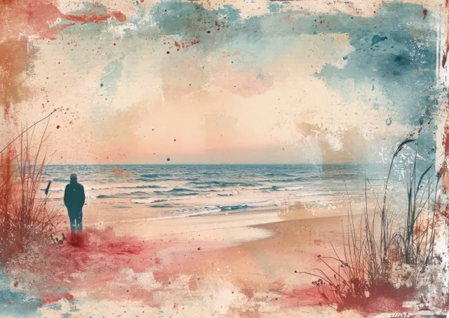 The vintage inspired Coastal Breeze Junk Journal Collection is a collection of beautiful beach landscapes, sunsets over the ocean, and calm serene beaches. Free For Personal and Commercial Use