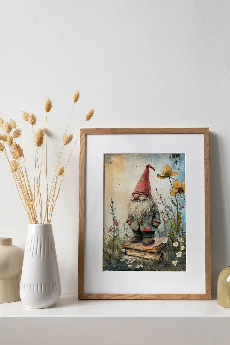 The vintage inspired Noble Gnomes Junk Journal Collection is a collection of whimsical images featuring magical gnomes. Free For Personal and Commercial Use