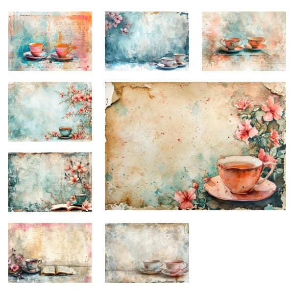 Step into a realm of classic charm with the Vintage Tea Party collection. This digital anthology is brimming with tea-stained musical scores, rose-tinted teacups, and the elegance of Victorian leisure. The romanticized collection invites artisans and entrepreneurs alike to craft with images that are Free For Personal and Commercial Use, blending the beauty of yesteryear with today's creative demands.