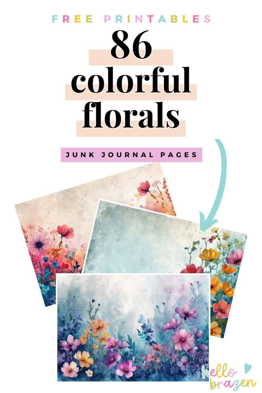 Step into a world where creativity never fades with the 'Colorful Florals' Junk Journal Collection. This digital selection is bursting with floral images that range from delicate whispers of spring to the bold statements of summer. Crafted for the artist in everyone, these pieces are Free For Personal and Commercial Use, inviting you to spread your creative wings in a marketplace blooming with possibility or in the private garden of your own crafting space.