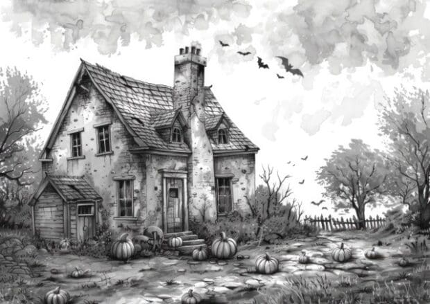 46 Halloween Haunted House Junk Journal Pages - Free Download - Hello ...